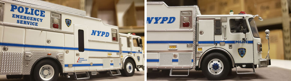 Closeup pictures 5-6 of NYPD HazMat Command ESS 14 scale model