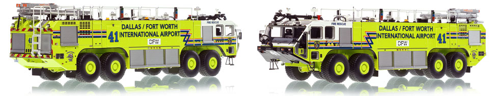 Dallas/Fort Worth EZ 41 Oshkosh Striker 8x8 is hand-crafted and intricately detailed.
