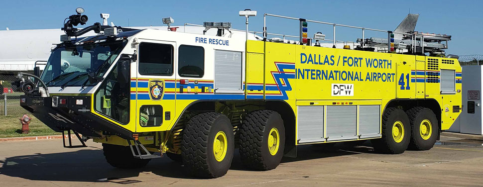 Dallas/Fort Worth EZ 42 Oshkosh 8x8 Striker 4500