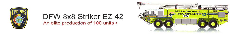 Only 100 produced of DFW EZ 42 Oshkosh 8x8 Legacy Striker!