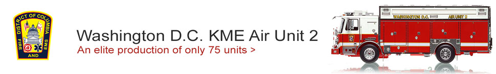 D.C. Fire & EMS KME Air Unit 2 scale model