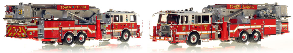 Midnight Express Tower 3 is the first museum grade scale model for DC Fire and EMS