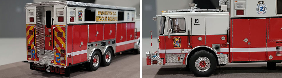 Close up images 3-4 of DC Fire & EMS Rescue 2 scale model
