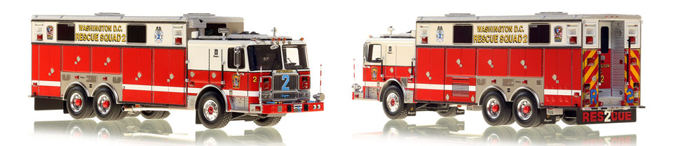DC's Rescue 2 scale model is hand-crafted and intricately detailed.