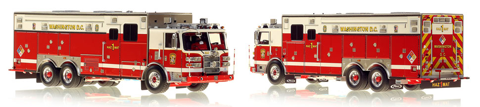 DC's HazMat 1 scale model is hand-crafted and intricately detailed.
