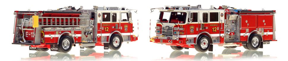 The first museum grade scale model Engine 12 for DC Fire and EMS