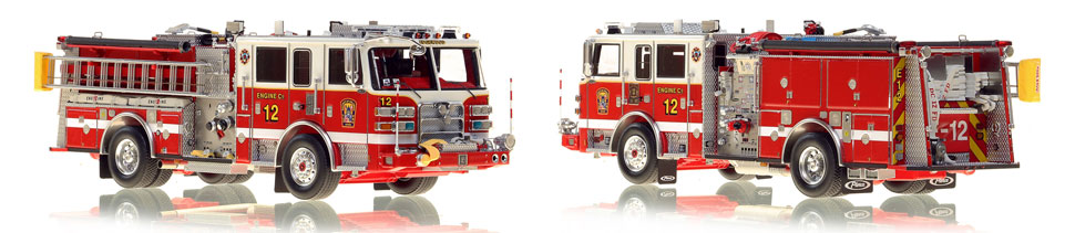 DC Engine 12 scale model is hand-crafted and intricately detailed.