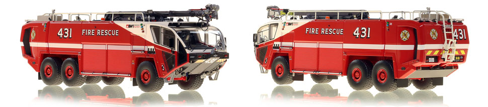 Baltimore Washington Fire and Rescue 431 is hand-crafted and intricately detailed.