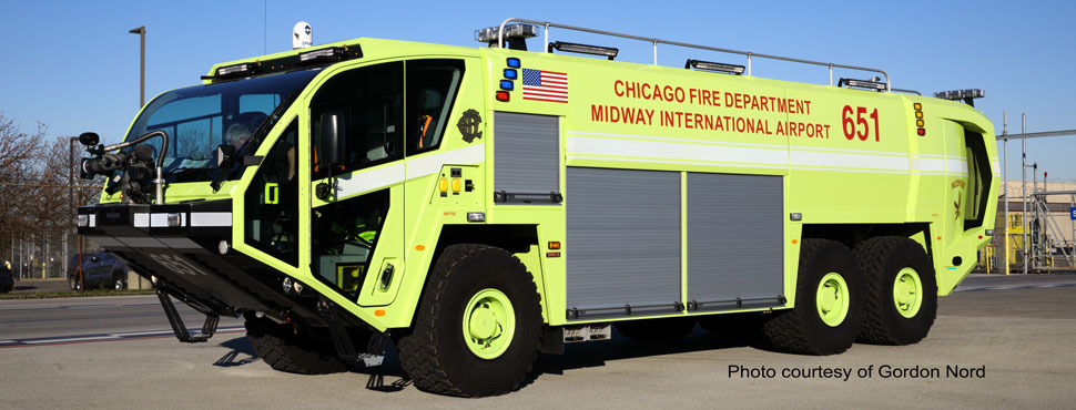Chicago Fire Department ARFF 651 of Midway International Airport