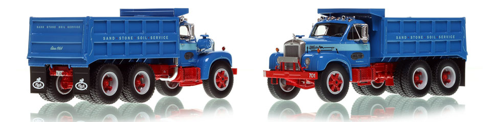 Sid Kamp Trucking's Mack B61 Dump Truck is hand-crafted and intricately detailed.
