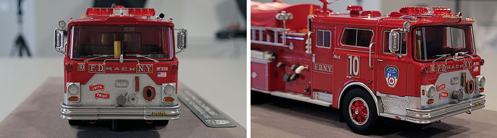 Close up images 3-4 of FDNY 1983 Mack CF Engine 10 scale model