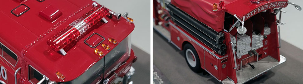 vClose up images 13-14 of FDNY 1983 Mack CF Engine 10 scale model