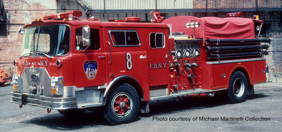 FDNY 1983 Mack CF Engine 8 courtesy of Michael Martinelli Collection