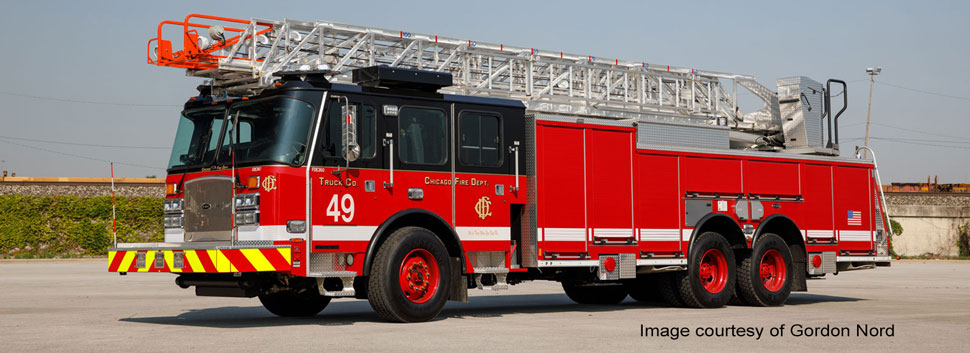 Chicago Fire Department Truck 49 courtesy of Gordon Nord