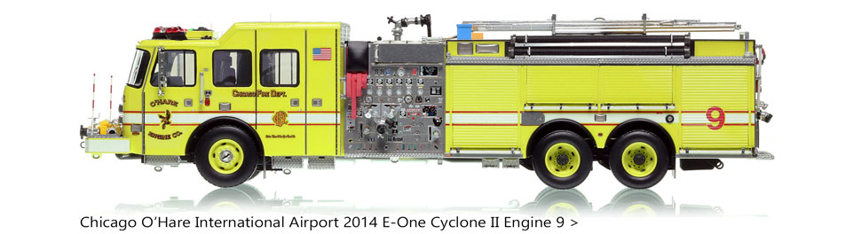 See Chicago O'Hare's 2014 E-One Engine 9 scale model