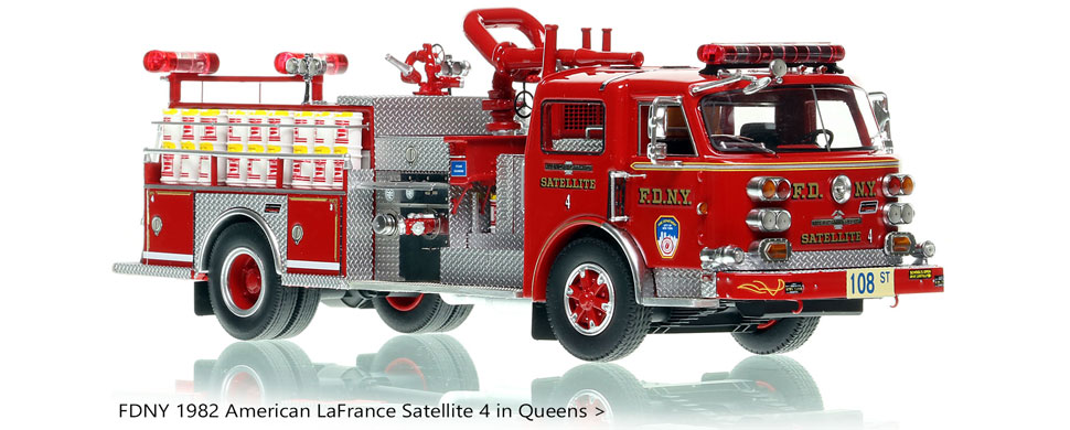 The Classic FDNY 1982 American LaFrance Satellite 4 in Queens