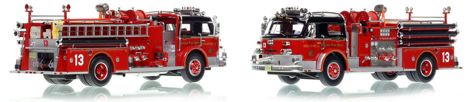 Chicago's 1972 ALF Engine Co. 13 scale model is hand-crafted and intricately detailed.