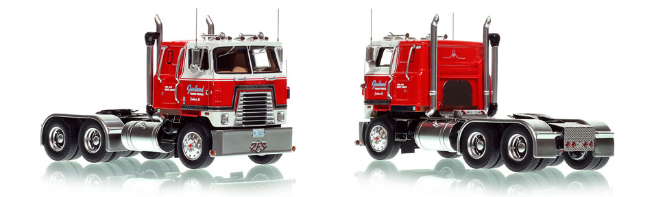 The first museum grade scale model of the International 4070B Transtar II Cabover tractor - Zeeland Freight Services