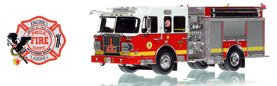 Order your Philadelphia Fire Department Engine 1 today!