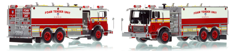 FDNY's 1992 Foam Tender Unit is now available as a museum grade replica