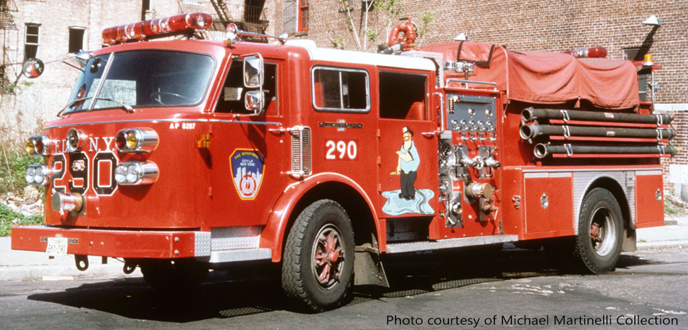 FDNY 1982 American LaFrance Engine 290 courtesy of the Michael Martinelli Collection