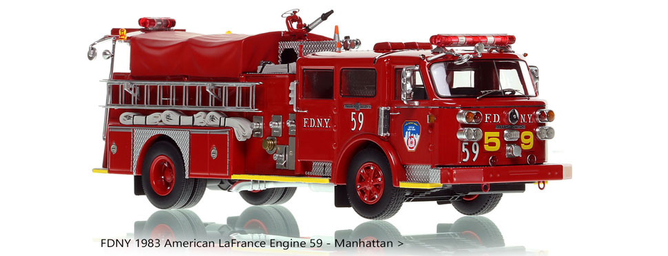 FDNY's 1983 American LaFrance Engine 59 in 1:50 scale