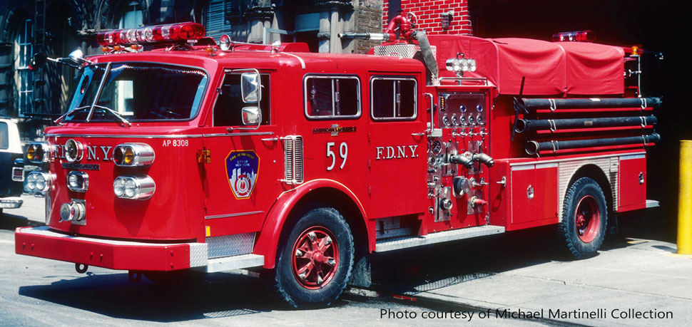 FDNY 1983 American LaFrance Engine 59 courtesy of the Michael Martinelli Collection
