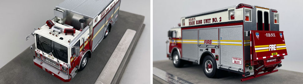 Closeup pictures 7-8 of the FDNY Mack MR/Saulsbury High Rise Unit 2 scale model