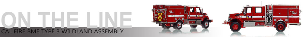 CAL FIRE BME Wildland Model 34 Type 3 scale model assembly pictures