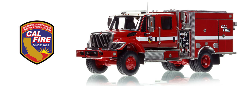 CAL FIRE Model 34 Type 3 on International 7400 chassis
