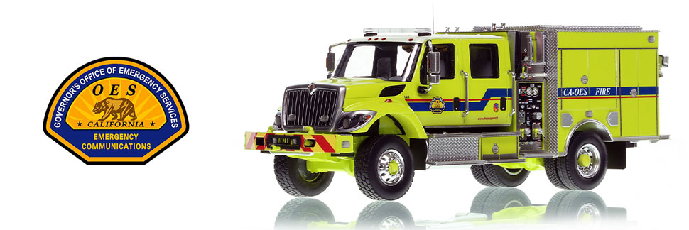 1:50 scale model of CAL OES BME Wildland Type 3