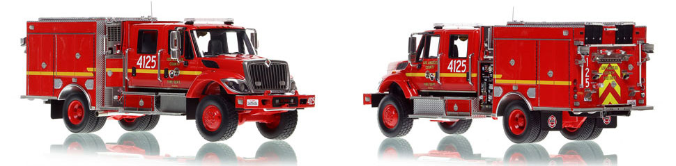 Los Angeles County Fire Department Engine 4125 BME Wildland Model 34 Type 3 is now available as a museum grade replica