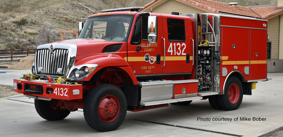 L.A. County Fire Department Engine 4132 courtesy of Mike Bober