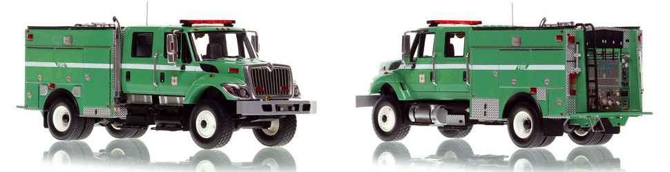 The USFS BME Wildland Model 34 Type 3 scale model is hand-crafted and intricately detailed.