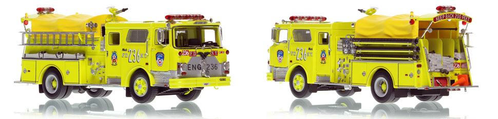 FDNY's 1981 Mack CF Engine 236 is now available as a museum grade replica