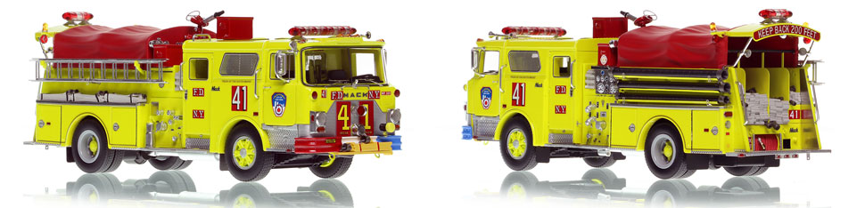 FDNY's 1981 Mack CF Engine 41 is now available as a museum grade replica