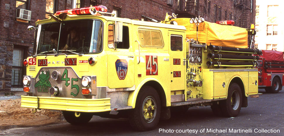 FDNY 1981 Mack CF Engine 45 courtesy of Michael Martinelli Collection