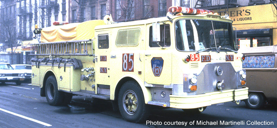 FDNY 1981 Mack CF Engine 85 courtesy of Michael Martinelli Collection