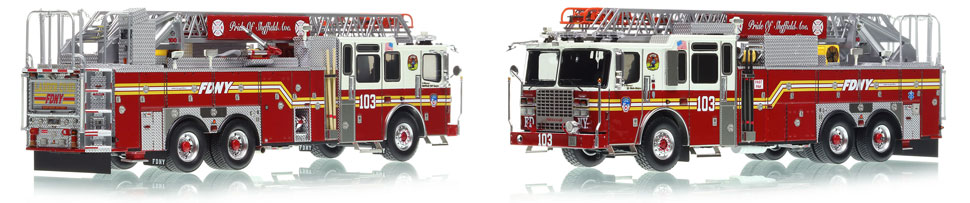 FDNY Ladder 103 is now available as a museum grade replica