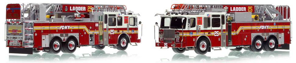 FDNY Ladder 25 is now available as a museum grade replica
