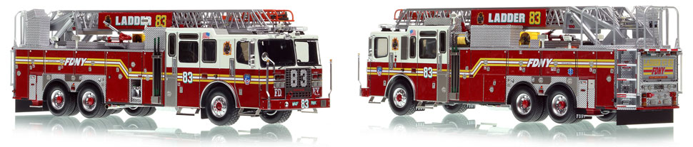 FDNY Ladder 83 is now available as a museum grade replica