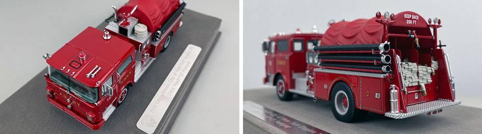 Closeup pictures 7-8 of FDNY's 1968 Mack CF Engine 10 scale model