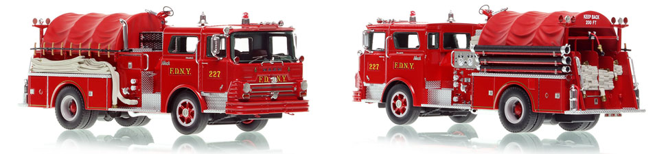 FDNY's 1968 Mack CF Engine 227 is now available as a museum grade replica