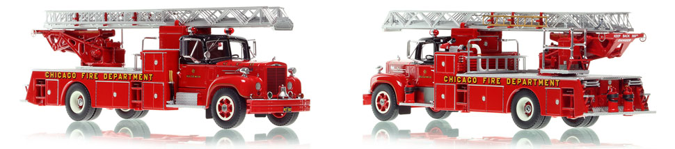 Chicago's 1959 Mack B85F/Magirus Truck 10 is hand-crafted and intricately detailed.
