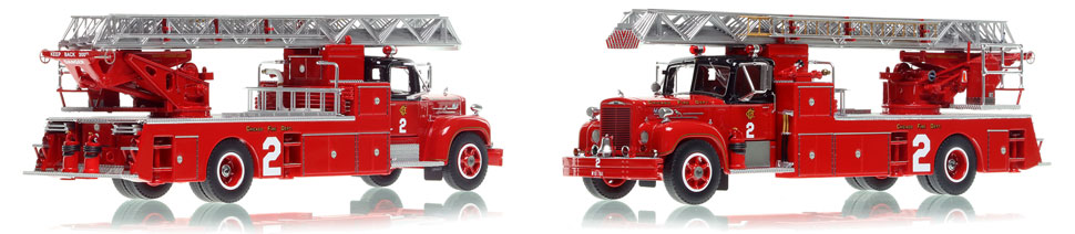 Chicago's 1960 Mack B85F/Magirus Truck 2 is hand-crafted and intricately detailed.