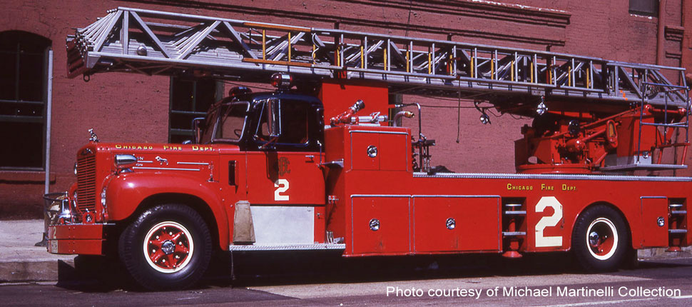 Chicago Fire Department 1960 Truck 2 courtesy of Michael Martinelli Collection