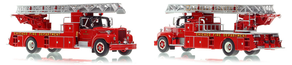 Chicago's 1960 Mack B85F/Magirus Truck 3 is hand-crafted and intricately detailed.