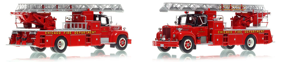 Chicago's 1959 Mack B85F/Magirus Truck 30 is hand-crafted and intricately detailed.