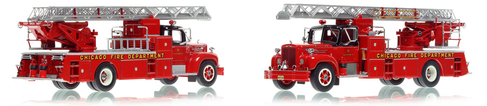 Chicago's 1959 Mack B85F/Magirus Truck 45 is hand-crafted and intricately detailed.