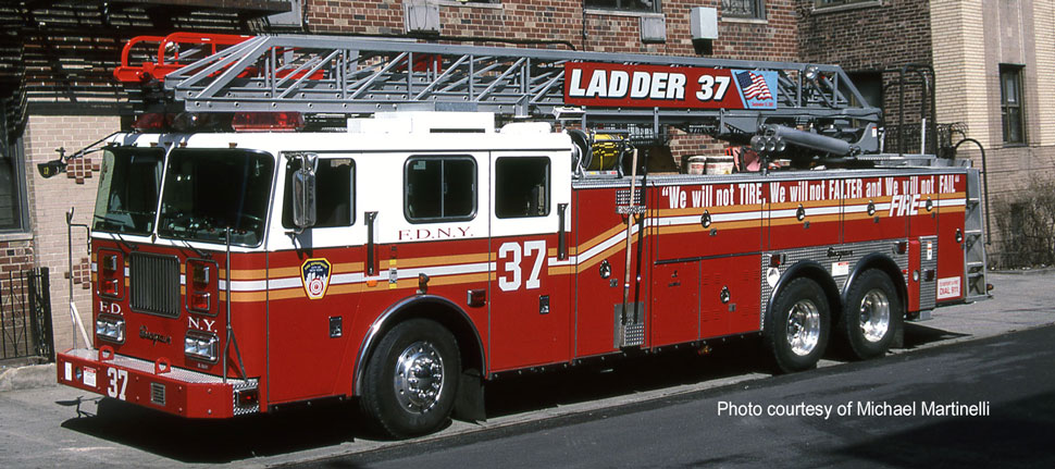 FDNY's 2002 Ladder 37 courtesy of Michael Martinelli